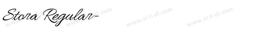Stora Regular字体转换 Stora Regular字体转换